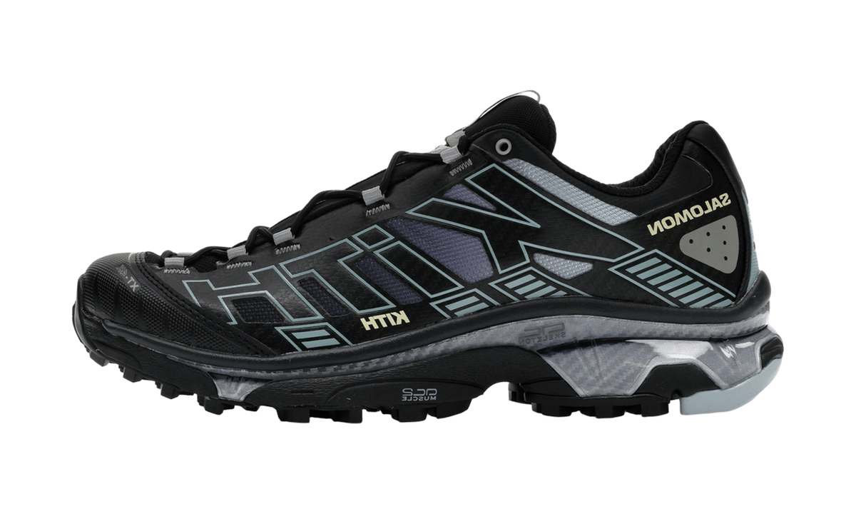 Salomon XT-4K Kith Black Alloy — vista perfil