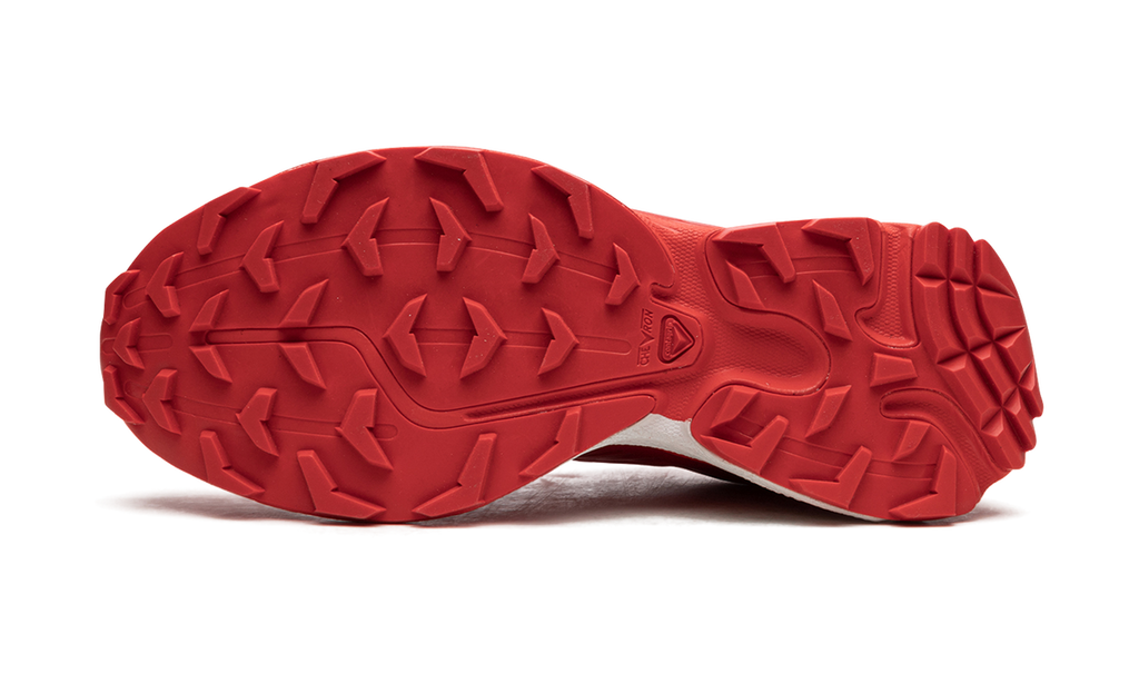 Salomon XT-6 10th Anniversary Fiery Red — vista suela