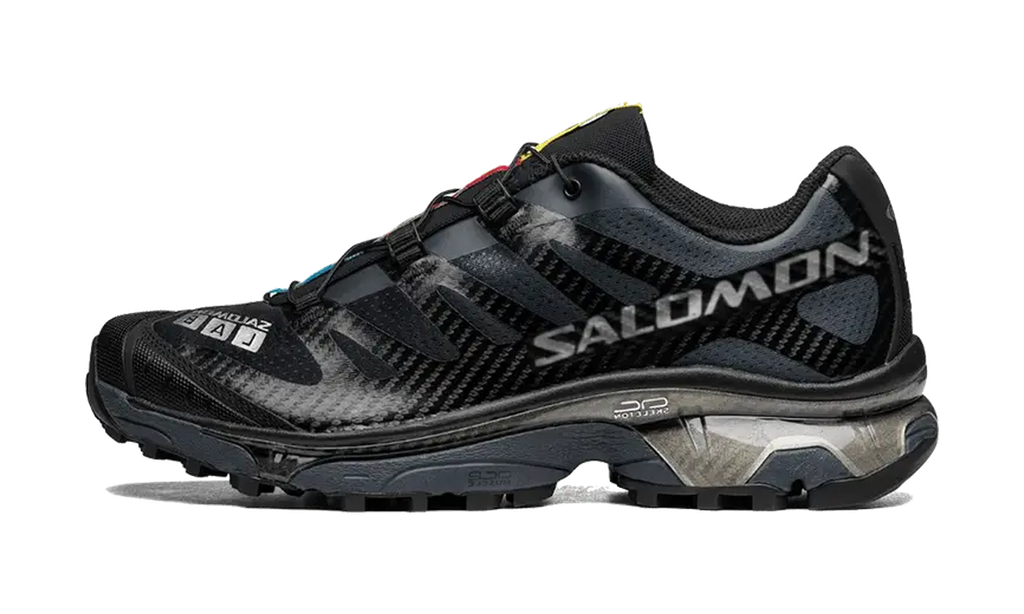 Salomon XT-4 OG Black Silver Metallic — vista perfil