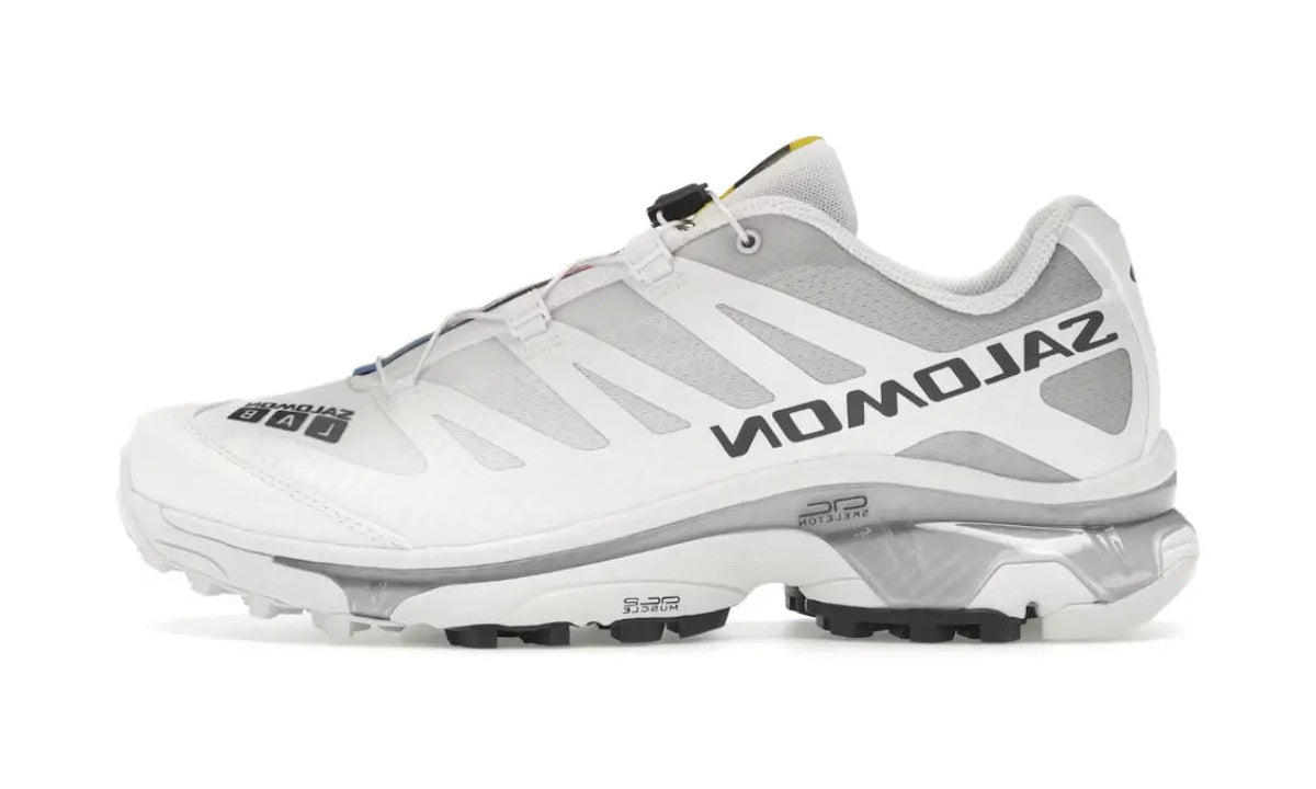 Salomon XT-4 OG White Lunar Rock de perfil