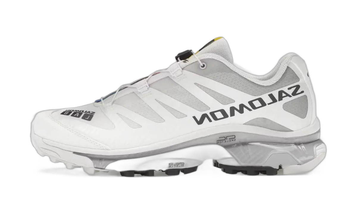 Salomon XT-4 OG White Lunar Rock — vista perfil