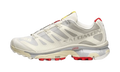 Salomon XT-4 OG Vanilla Ice Fiery Red — vista perfil