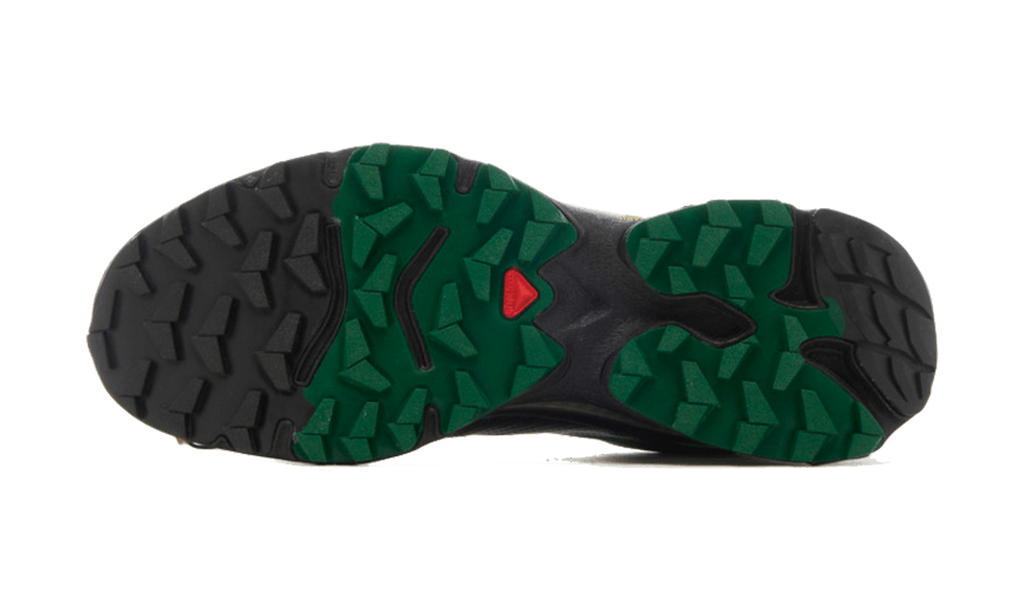 Salomon XT-4 OG Eden Bright Lime Green — vista suela