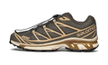 Salomon XT-6 Beluga Dull Gold — vista perfil