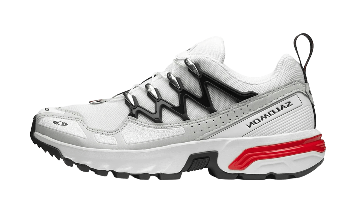 Salomon ACS+ OG Lunar Rock Poppy Red — vista perfil