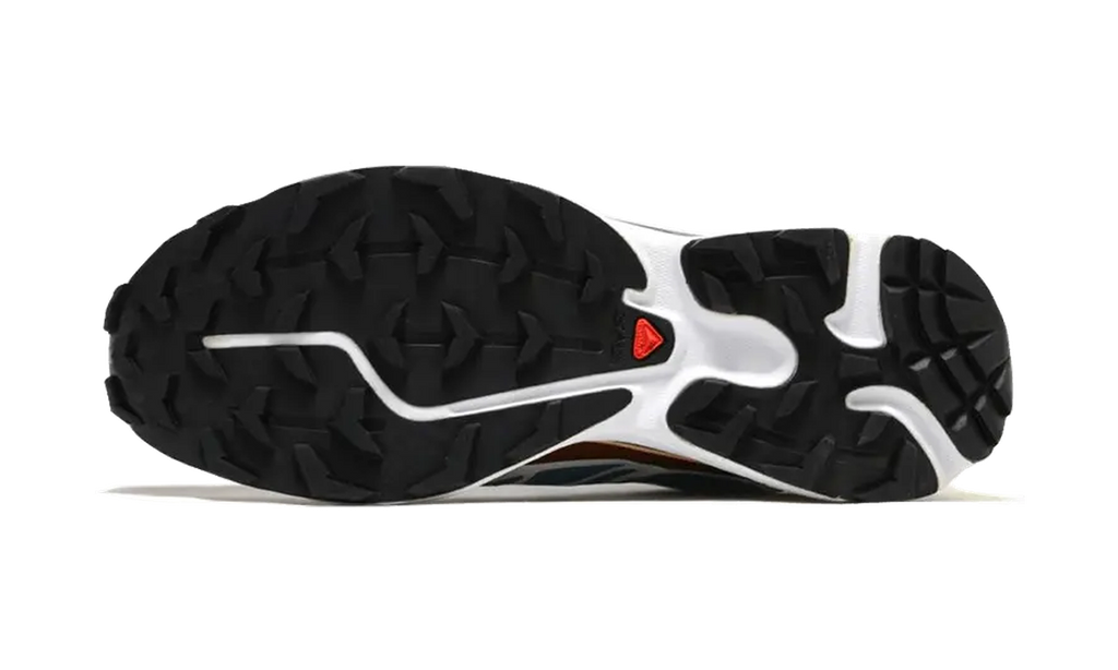 Salomon XT-6 Aegean Blue Hazelnut — vista suela