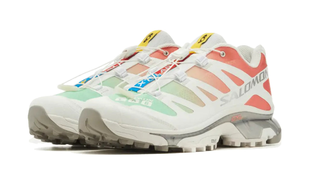 Salomon XT-4 OG White Green Ash Coral - vista 2