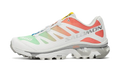 Salomon XT-4 OG White Green Ash Coral — vista perfil