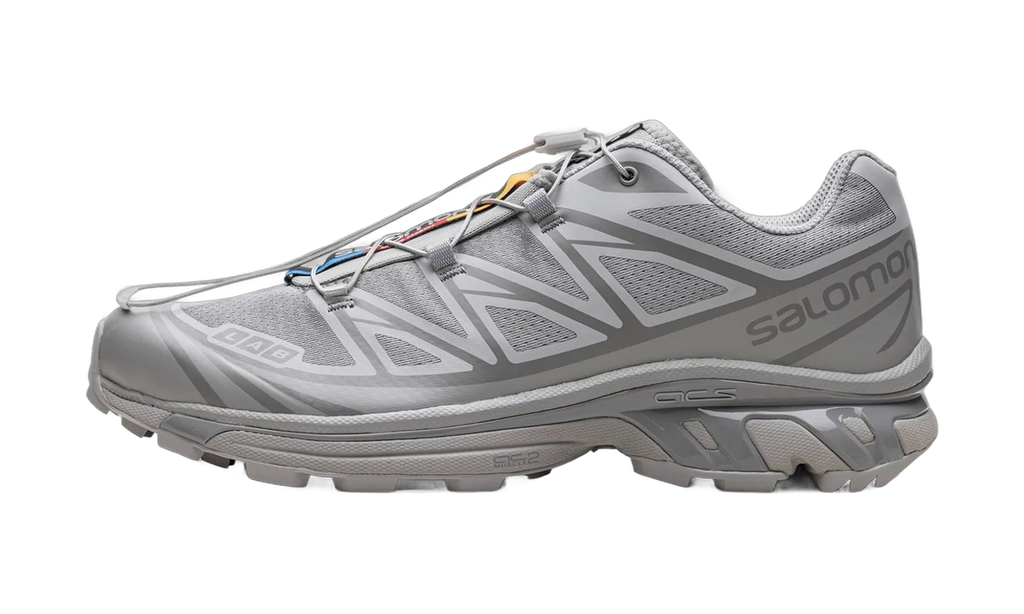 Salomon XT-6 Ghost Grey — vista perfil