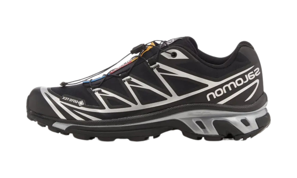 Salomon XT-6 Gore-Tex Black Silver de perfil