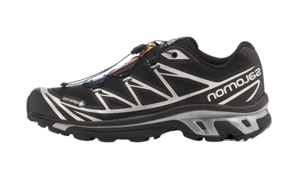 Salomon XT-6 Gore-Tex Black Silver de perfil
