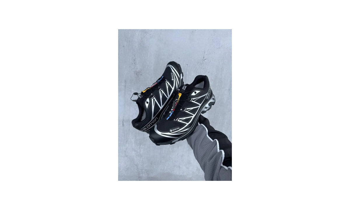 Salomon XT-6 Gore-Tex Black Silver - vista 2