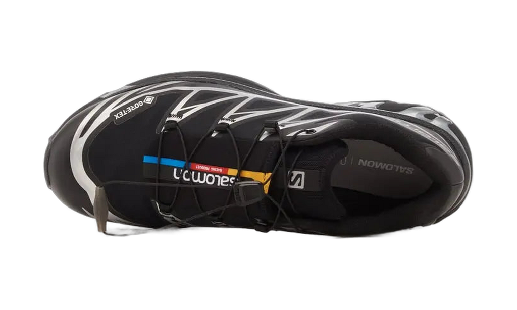 Salomon XT-6 Gore-Tex Black Silver — vista superior
