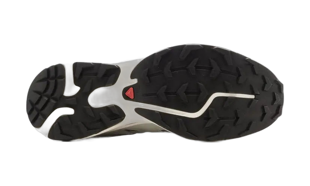 Salomon XT-6 Expanse White Metal Black — vista suela