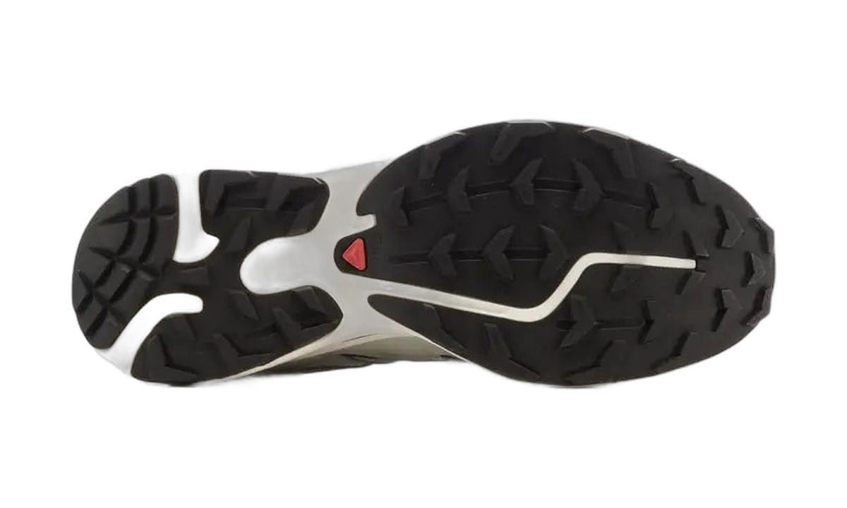 Salomon XT-6 Expanse White Metal Black — vista suela