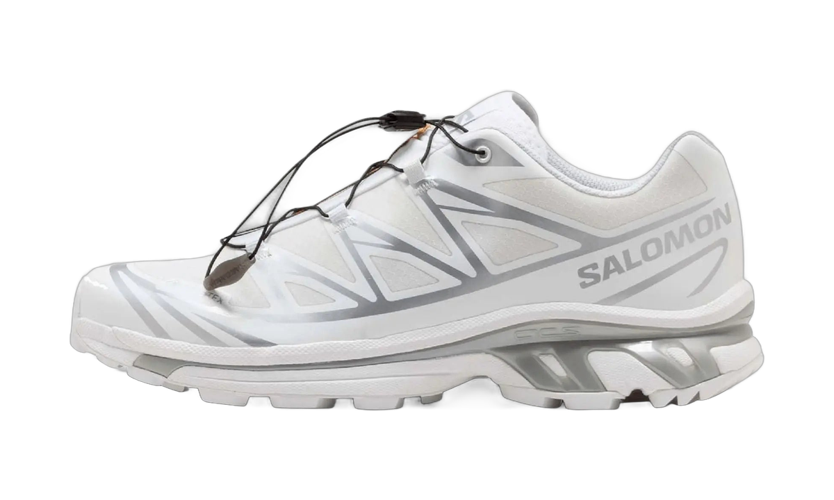 Salomon XT-6 White/Ftw Silver — vista perfil