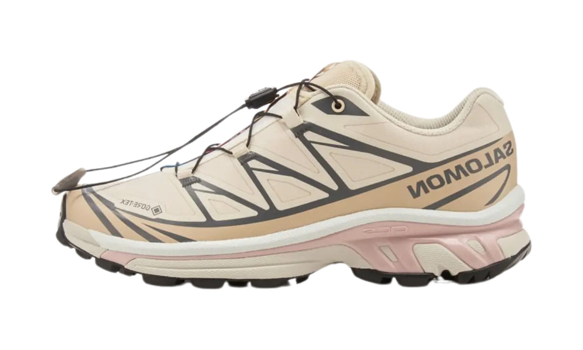 Salomon XT-6 Almond Milk Mauve de perfil