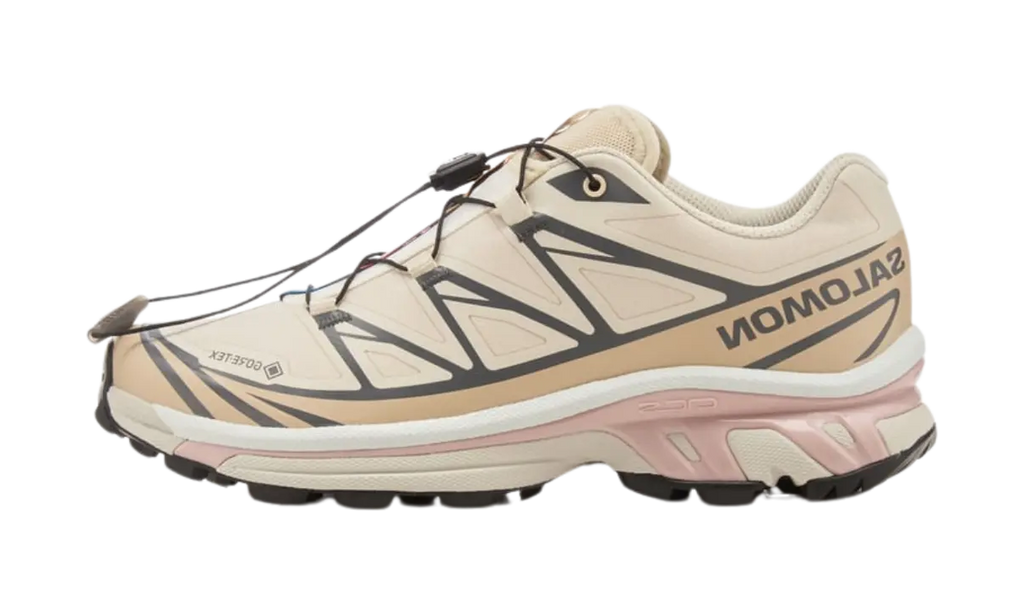 Salomon XT-6 Almond Milk Mauve — vista perfil