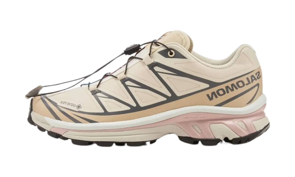 Salomon XT-6 Almond Milk Mauve — vista perfil