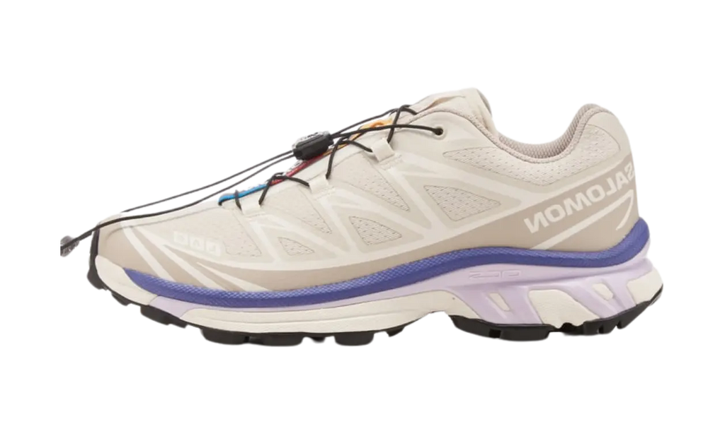 Salomon XT-6 Milk Silver Cloud — vista perfil