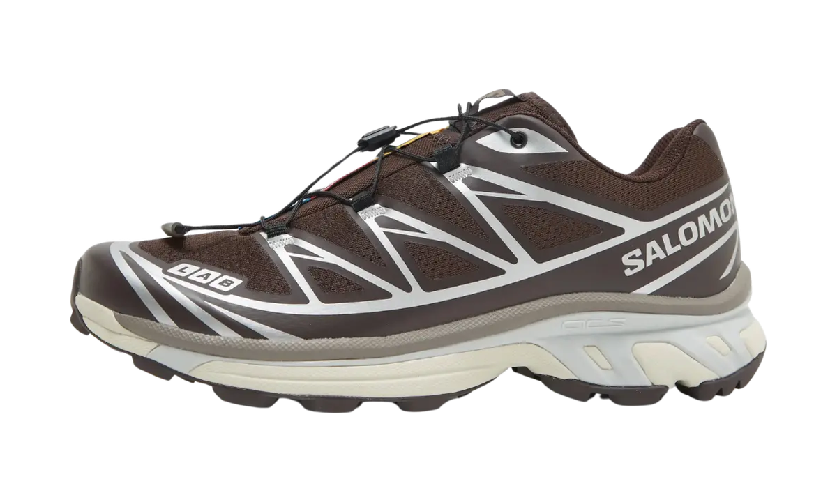 Salomon XT-6 Black Coffee — vista perfil
