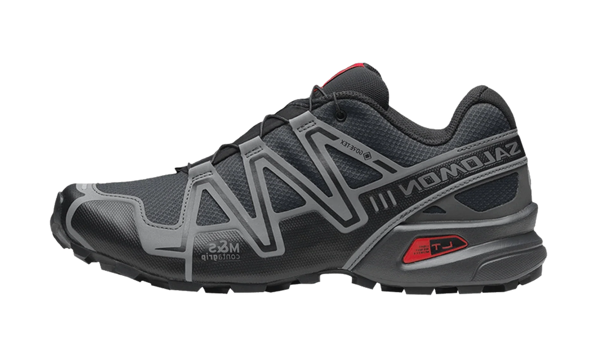 Salomon Speedcross 3 Gore-Tex Black Asphalt — vista perfil