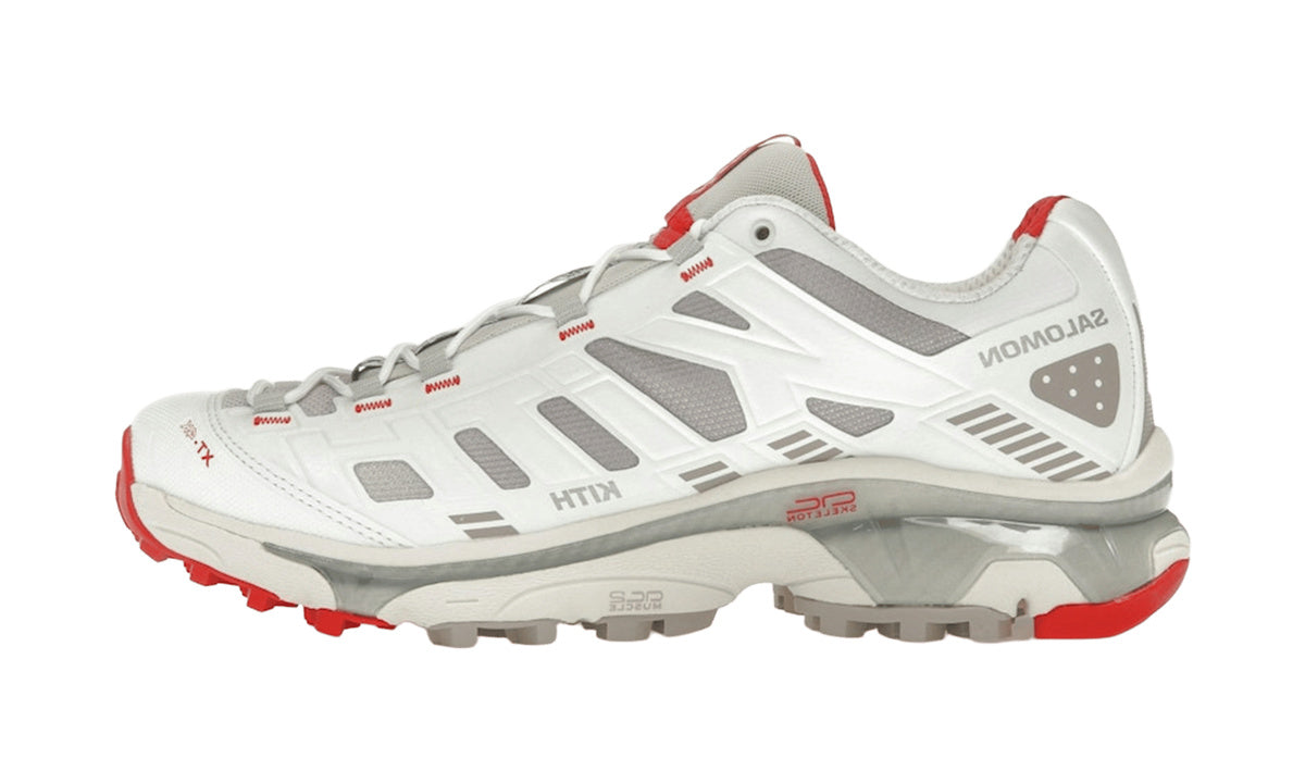 Salomon XT-4K Kith Kithmas White Red de perfil