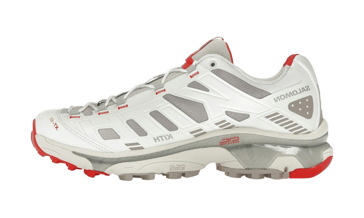 Salomon XT-4K Kith Kithmas White Red — vista perfil