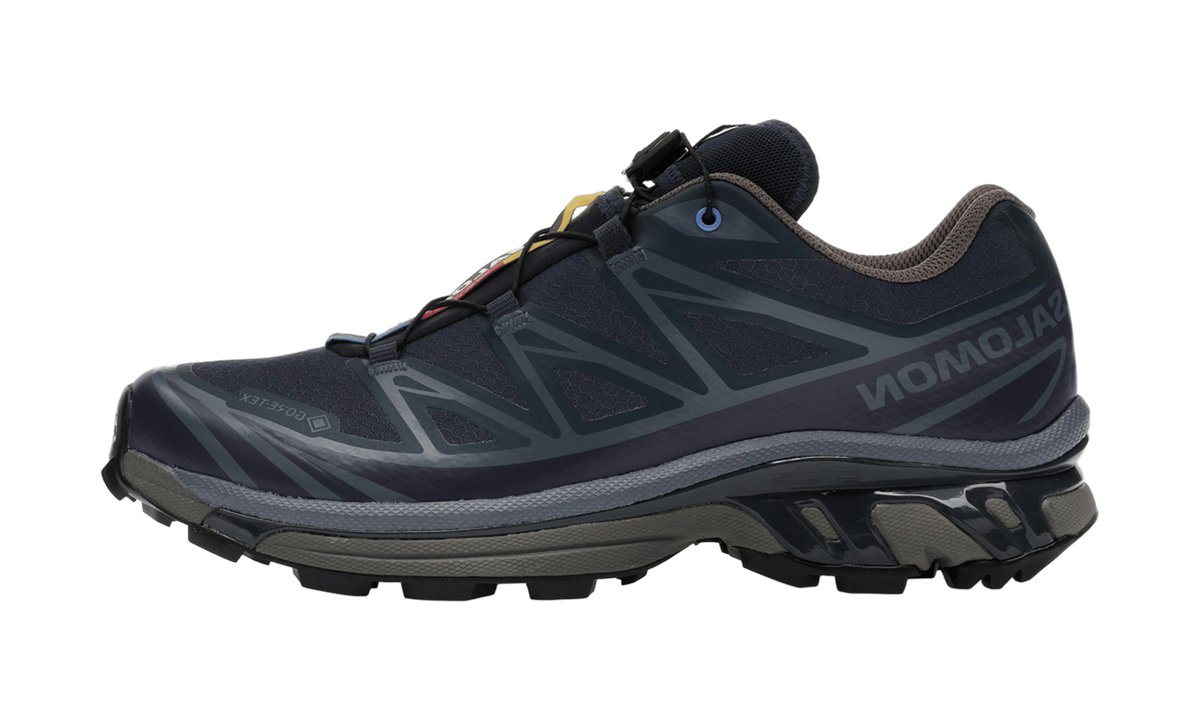 Salomon XT-6 Gore-Tex Blue Nights Plum Kitten — vista perfil