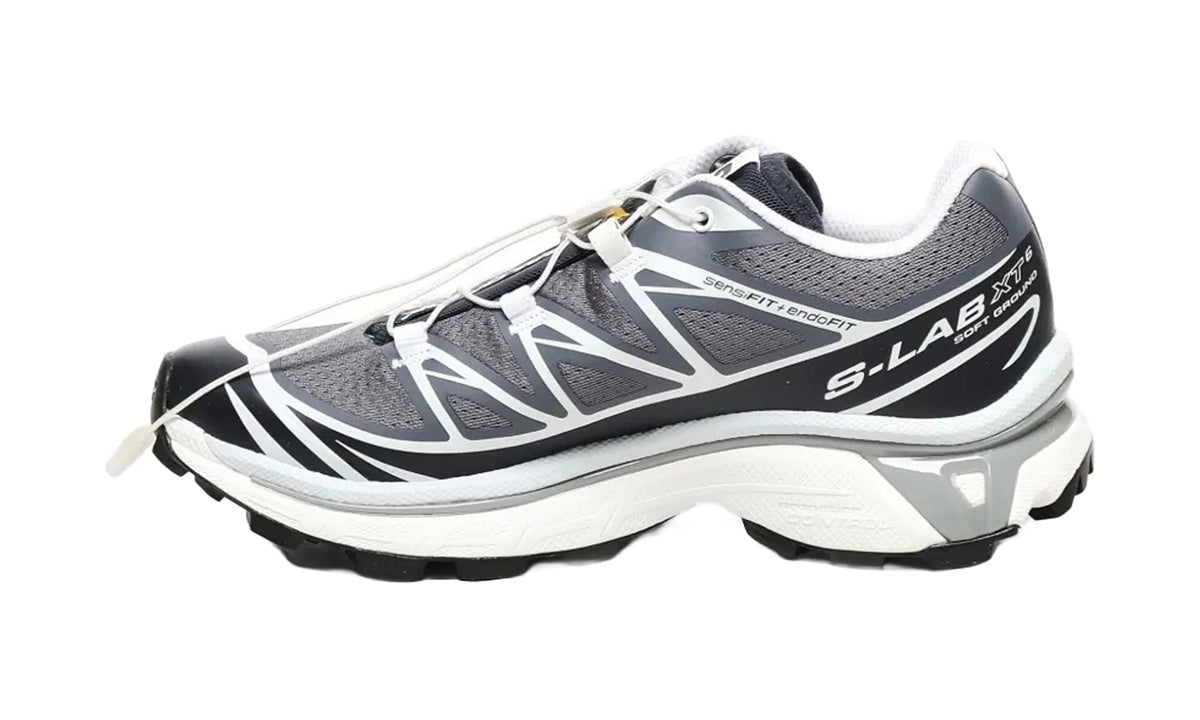 Salomon XT-6 Grisaille Blue Nights de perfil