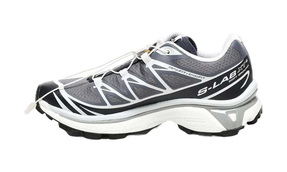 Salomon XT-6 Grisaille Blue Nights — vista perfil