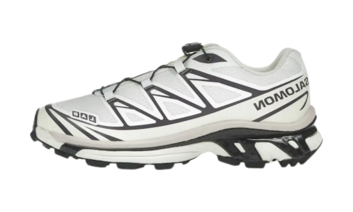 Salomon XT-6 White Vanilla Ice Plum — vista perfil