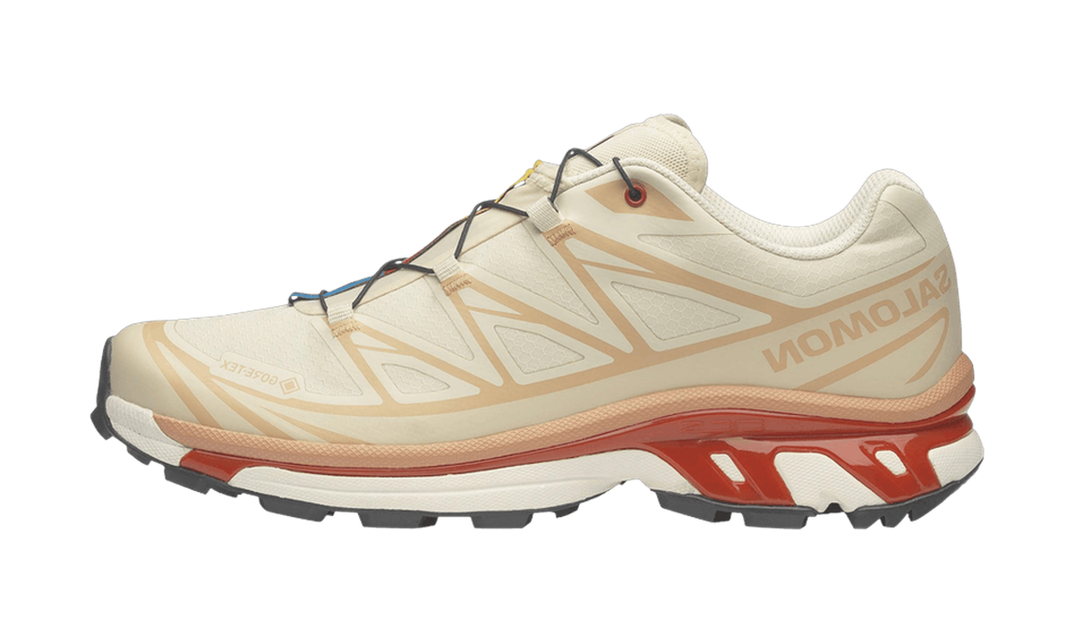 Salomon XT-6 Gore-Tex Almond Milk Soft Clay — vista perfil