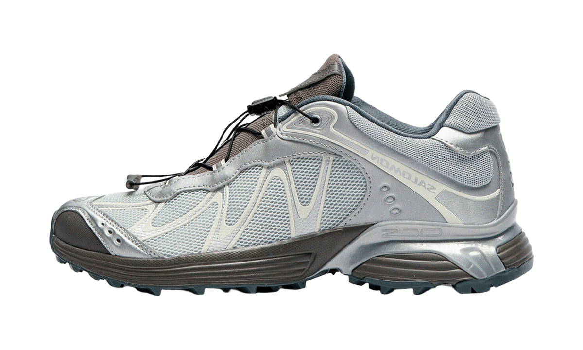 Salomon XT-Whisper Silver Ice Flow Dark Gull Gray — vista perfil