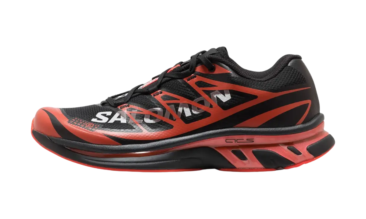 Salomon XT-MM-6 MM6 Maison Margiela Black Cherry Tomato — vista perfil