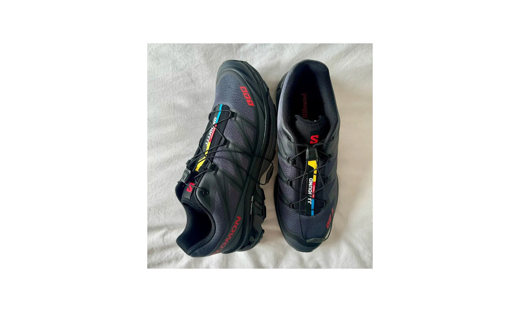 Salomon XT-6 JJJJound Black Fiery Red - vista 2