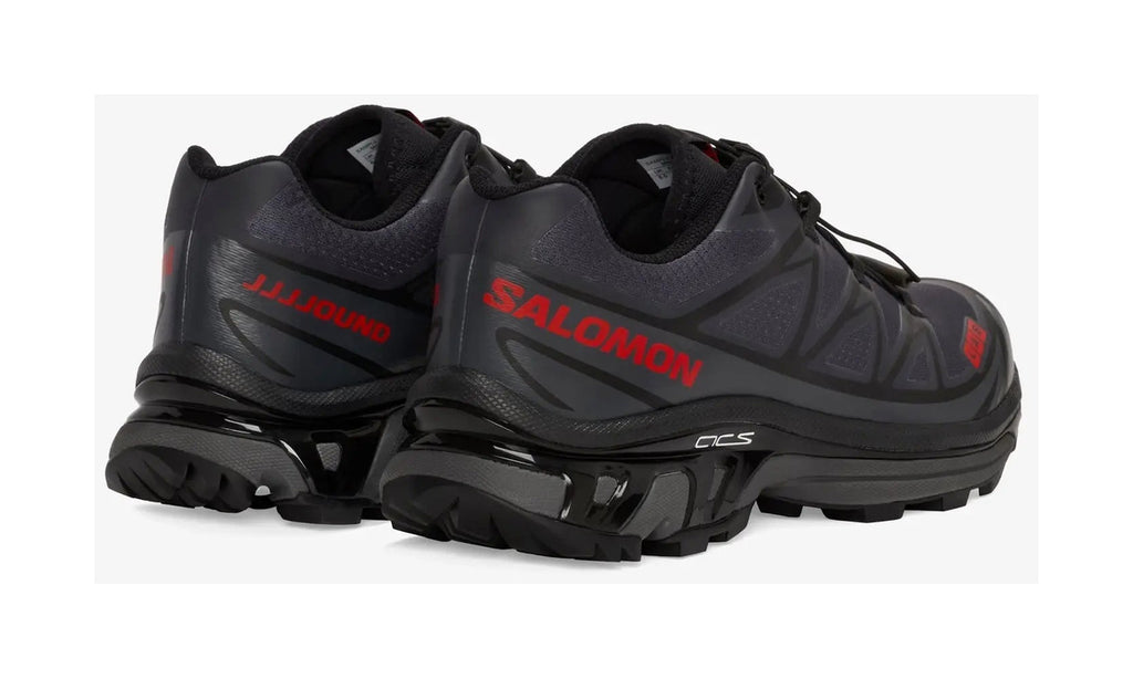 Salomon XT-6 JJJJound Black Fiery Red - vista 4