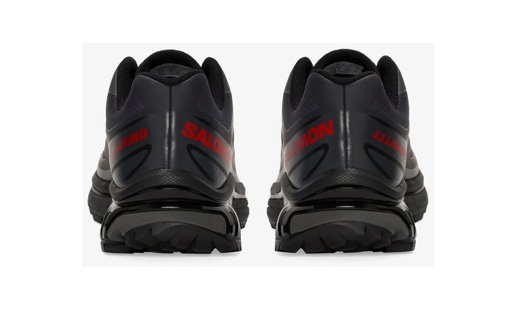 Salomon XT-6 JJJJound Black Fiery Red - vista 6