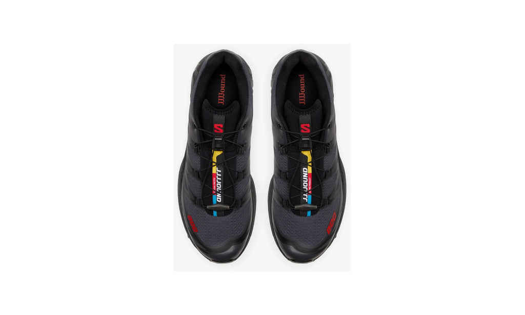 Salomon XT-6 JJJJound Black Fiery Red - vista 7