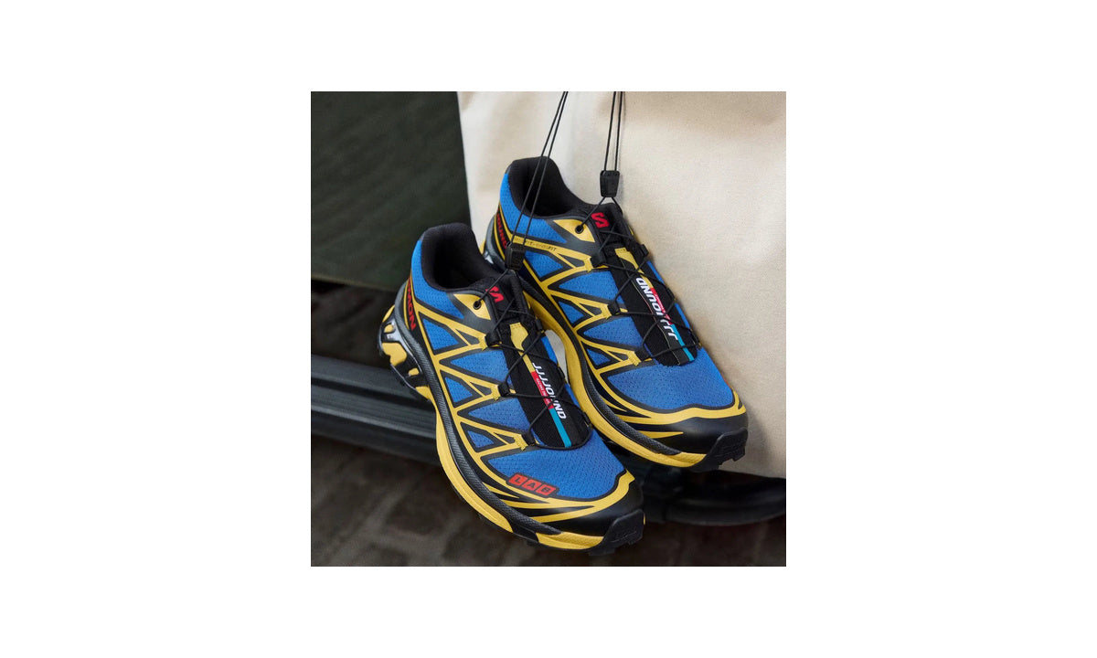 Salomon XT-6 JJJJound Nautical Blue Lemon - vista 2