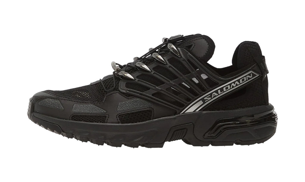 Salomon ACS Pro Shell Triple Black de perfil