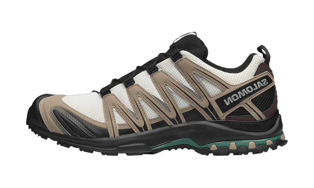 Salomon XA Pro 3D Silver Sage Vanilla Ice Bistro Green — vista perfil