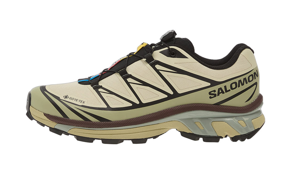 Salomon XT-6 Gore-Tex Aspargus Green Tea de perfil