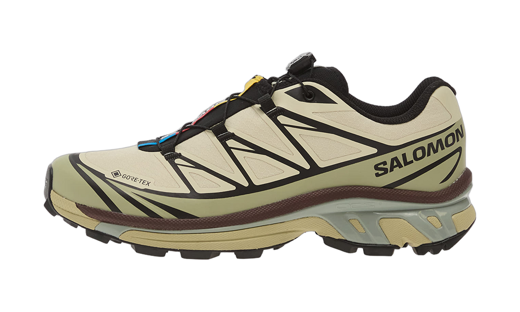 Salomon XT-6 Gore-Tex Aspargus Green Tea — vista perfil