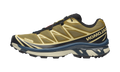 Salomon XT-6 Brilliant Olive Dark Navy — vista perfil