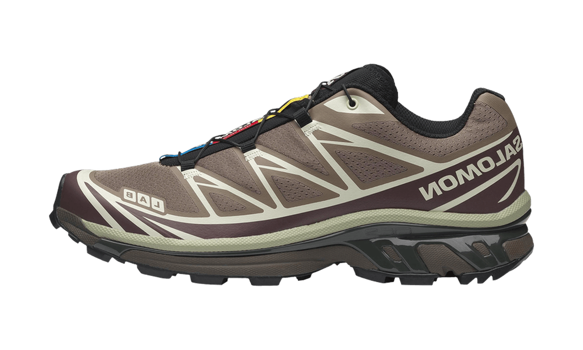 Salomon XT-6 Walnut Huckleberry — vista perfil