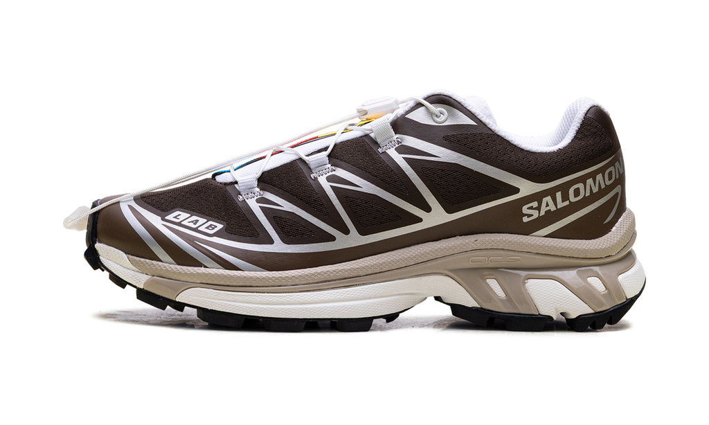 Salomon XT-6 Earth Brown Walnut de perfil