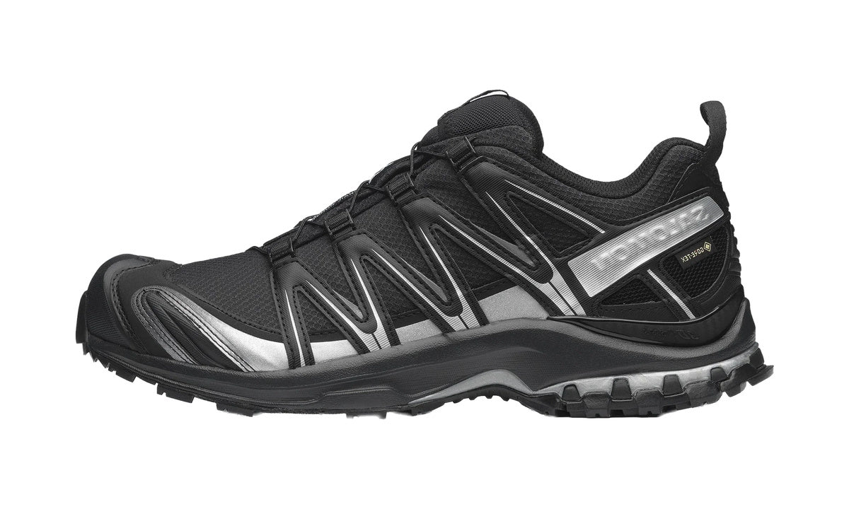 Salomon XA Pro 3D Gore-Tex Black Silver de perfil