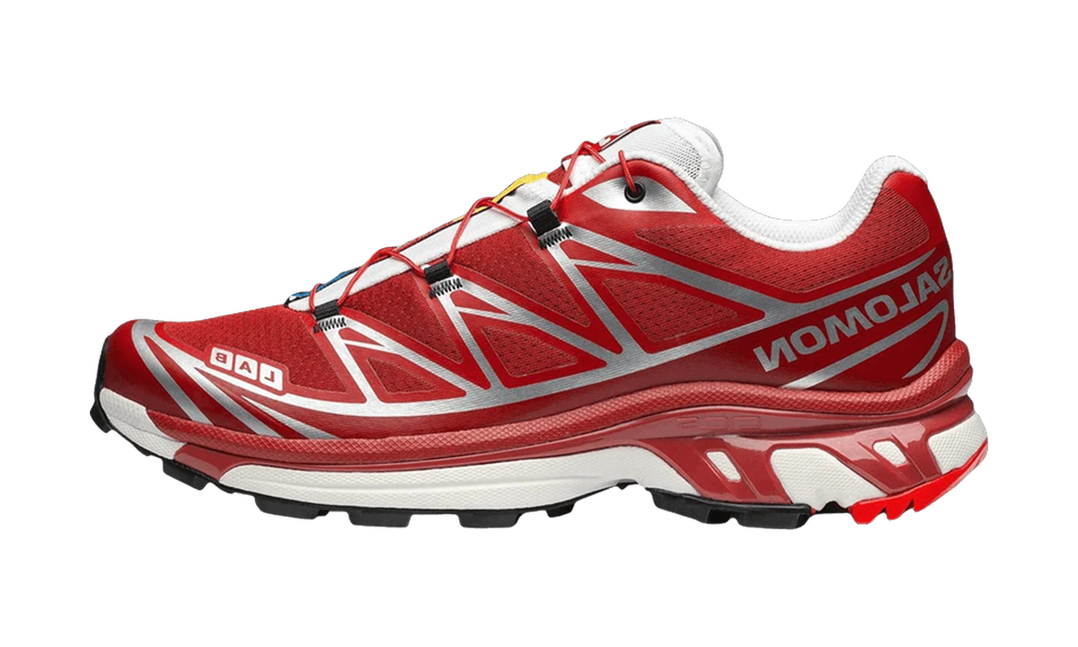 Salomon XT-6 Lava Falls Silver — vista perfil