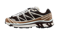 Salomon XT-6 Black Coffee Burro Bitter Chocolate — vista perfil